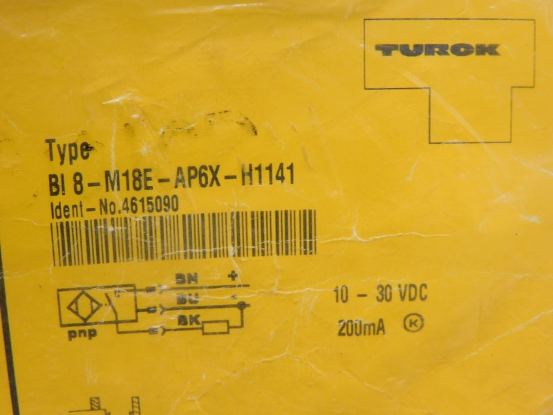 TURCK BI8-M18E-AP6X-H1141 4615090 10-30VDC NSMP