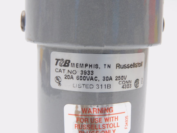 T&B 3933 600VAC 20A NSNP