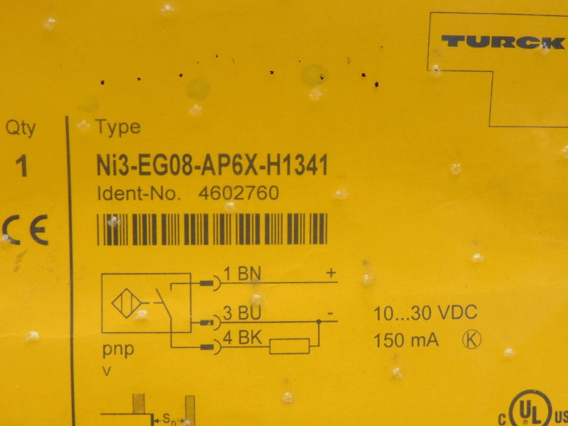 TURCK NI3-EG08-AP6X-H1341 4602760 10-30VDC NSMP