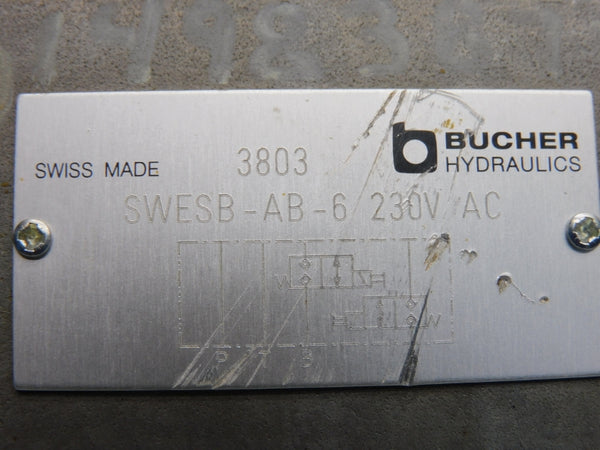 BUCHER HYDRAULICS SWESB-AB-6 230VAC NSNP