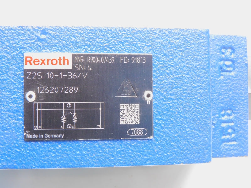 REXROTH R900407439 Z2S10-1-36/V NSNP