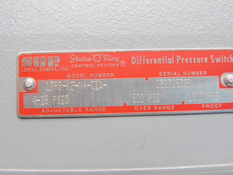 SOR 17RB-K2-M4-C1A 4-15PSI NSNP