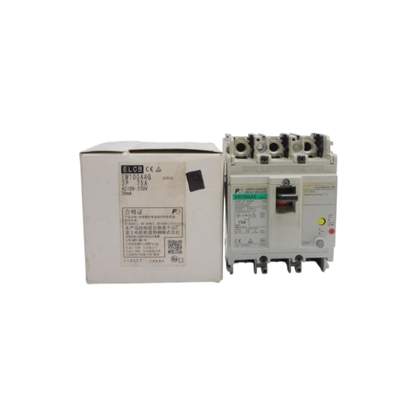 FUJI ELECTRIC EW100AAG-3P075 100-230VAC 75A NSMP