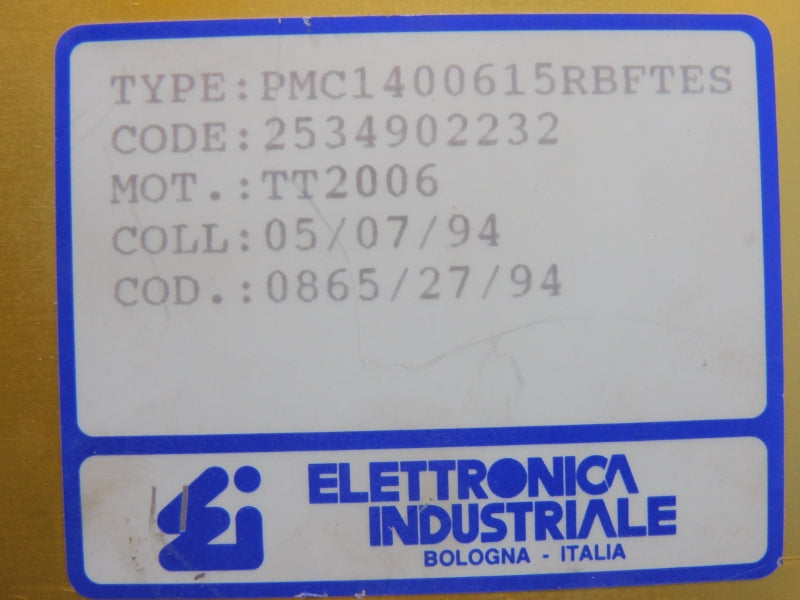 ELETTRONICA INDUSTRIALE PMC1400615RBFTES 2534902232 UNMP