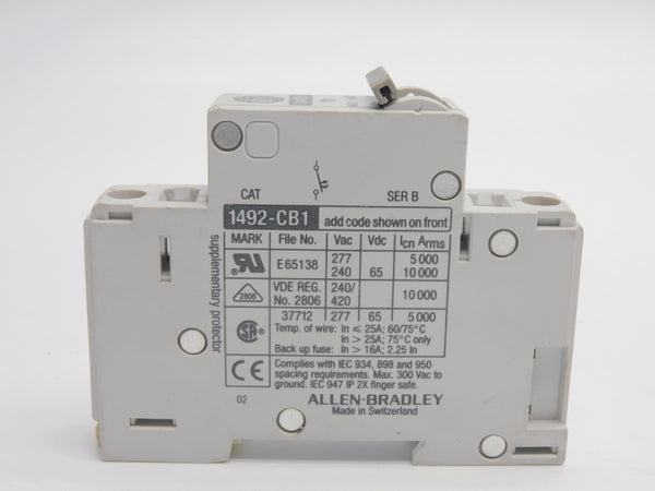ALLEN BRADLEY 1492-CB1G040 SER. B 277VAC 4A UNMP