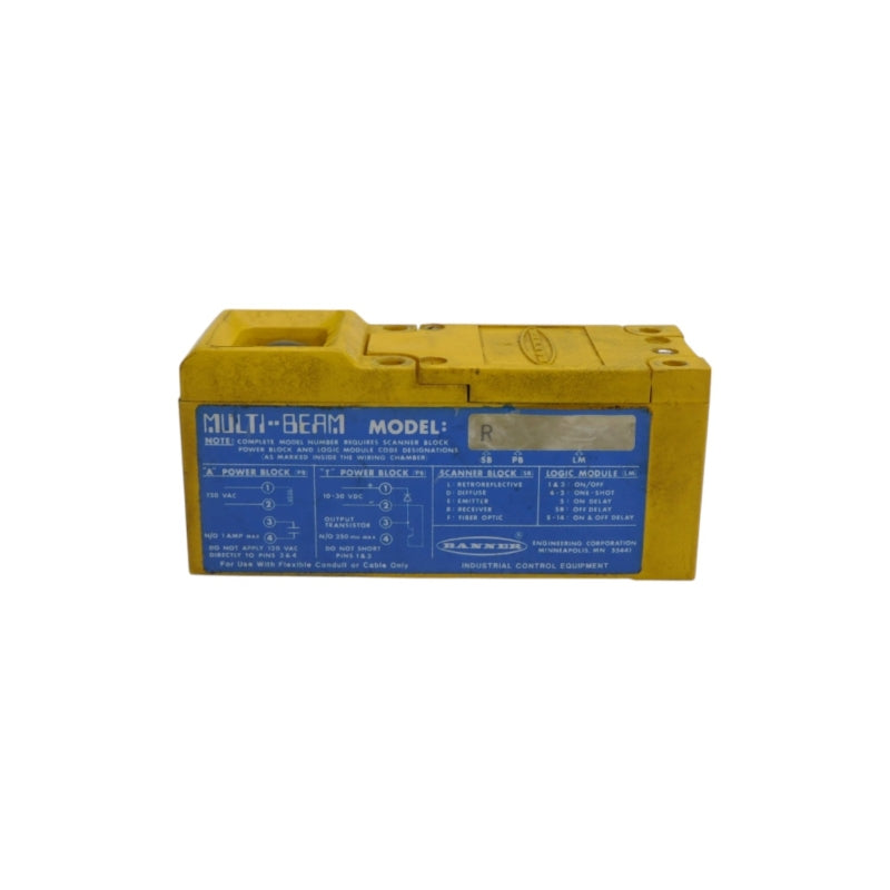 BANNER ENGINEERING SBR UNMP