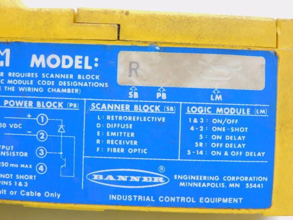 BANNER ENGINEERING SBR UNMP