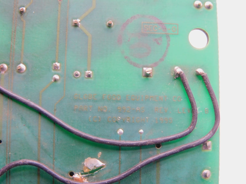 GLOBE FOOD EQUIPMENT 002-AS REV. B UNMP