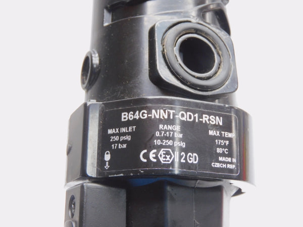 NORGREN B64G-NNT-QD1-RSN 10-250PSI UNMP