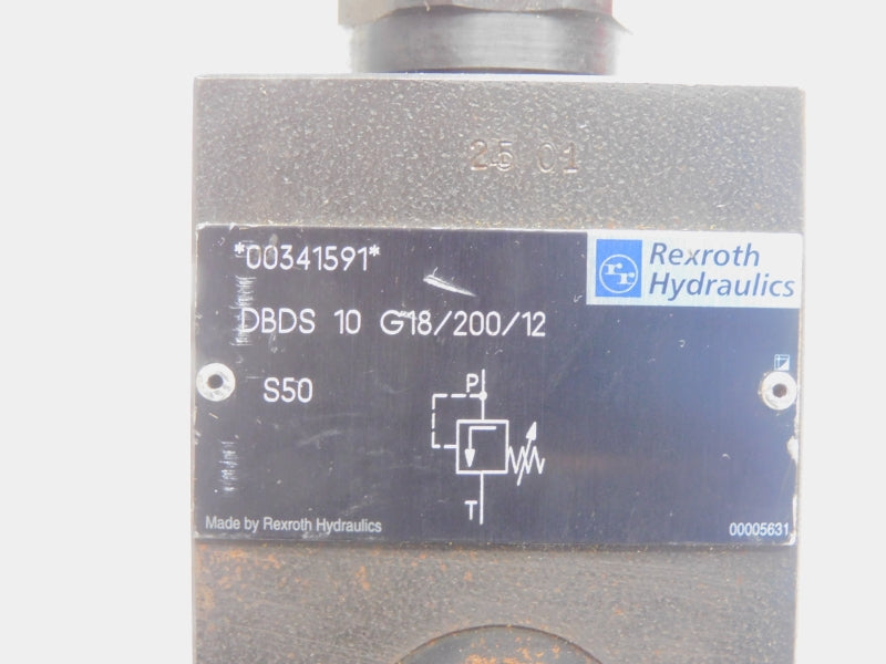 REXROTH HYDRAULICS DBDS10G18/200/12 00341591 NSNP