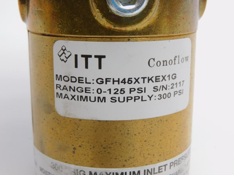 ITT GFH45XTKEX1G 0-125PSI NSNP