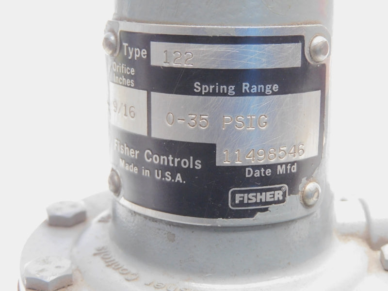 FISHER CONTROLS 122 0-35PSI 9/16" NSNP