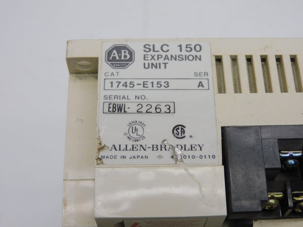 ALLEN BRADLEY 1745-E153 SER. A 10-250VAC 7.5A (AS PICTURED) UNMP