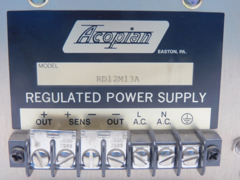 ACOPIAN RD12M13A NSNP