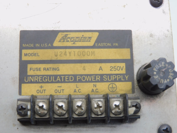 ACOPIAN U24Y1000M 250V 4A UNMP