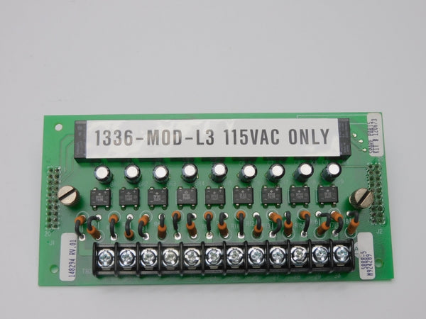 ALLEN BRADLEY 1336-MOD-L3 REV. 01 115VAC (BR/WH) NSMP