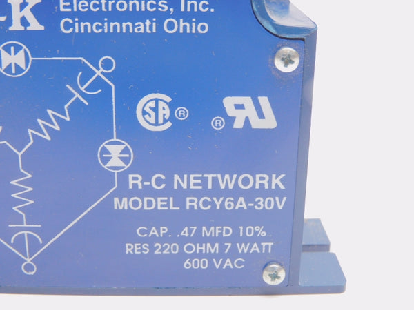 R-K ELECTRONICS RCY6A-30V 600VAC NSMP