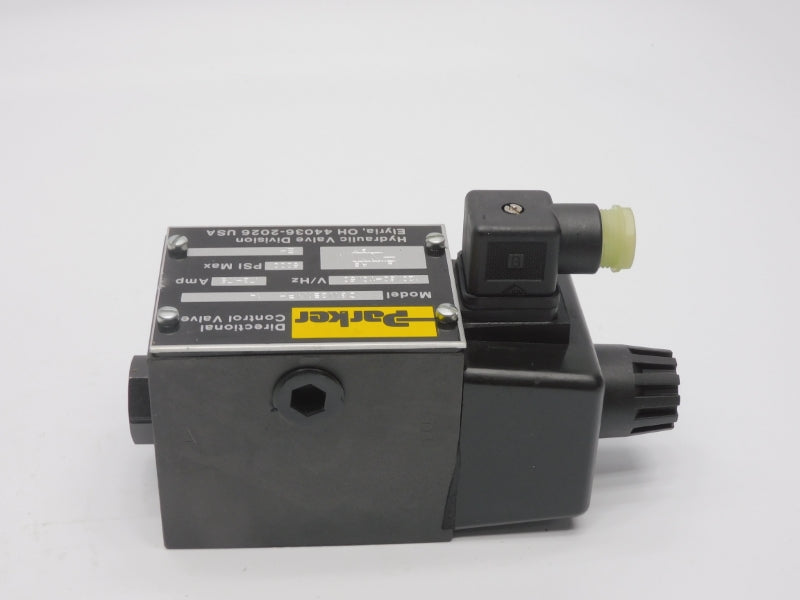 PARKER D3W2BNYPH 120/110V .72/.75A 5000PSI NSMP