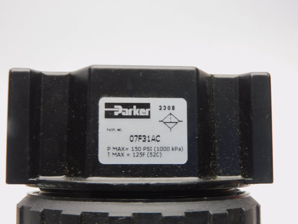 PARKER 07F31AC 150PSI 1/2" NSMP