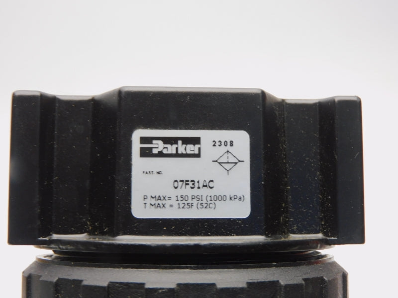 PARKER 07F31AC 150PSI 1/2" NSMP