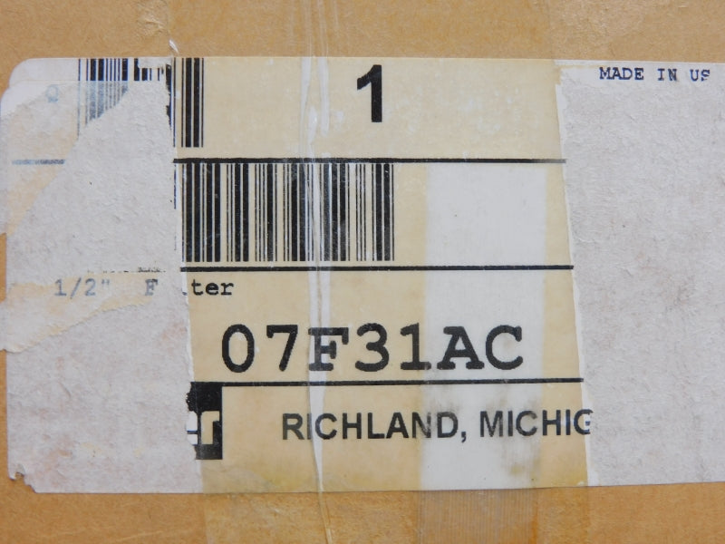 PARKER 07F31AC 150PSI 1/2" NSMP