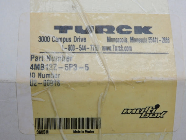 TURCK 4MB12Z-5P3-5 U2-00918 NSMP