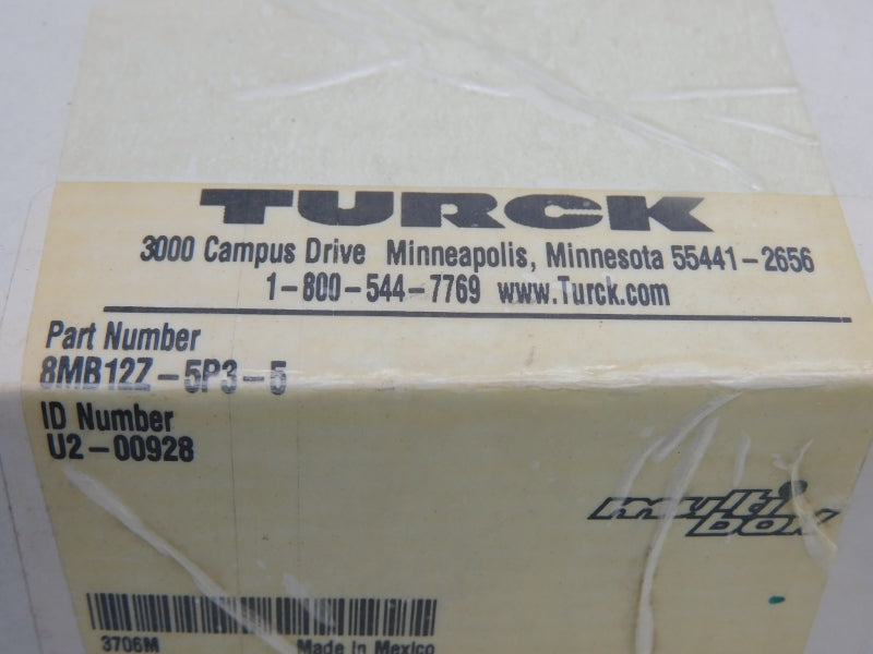 TURCK 8MB12Z-5P3-5 U2-00928 NSMP