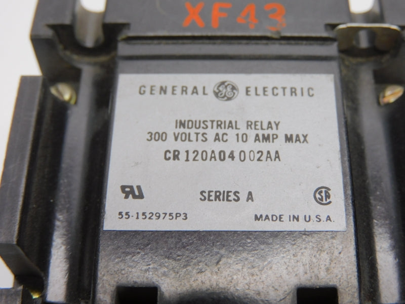 GENERAL ELECTRIC CR120A04002AA SER. A 300VAC 10A NSNP
