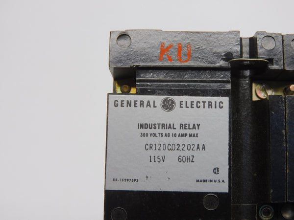 GENERAL ELECTRIC CR120C02202AA 115V 10A UNMP