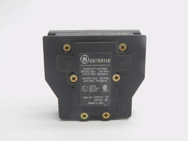 GENERAL ELECTRIC CR7XA11D 120VAC 15A NSNP