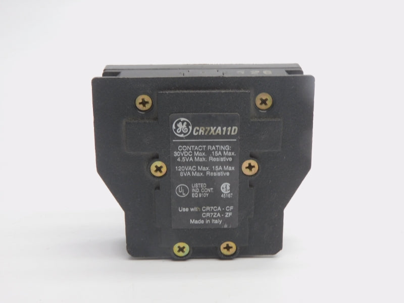 GENERAL ELECTRIC CR7XA11D 120VAC 15A NSNP