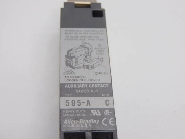 ALLEN BRADLEY 595-A SER. C 600VAC NSNP