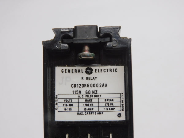 GENERAL ELECTRIC CR120K60002AA 115V 15A NSNP