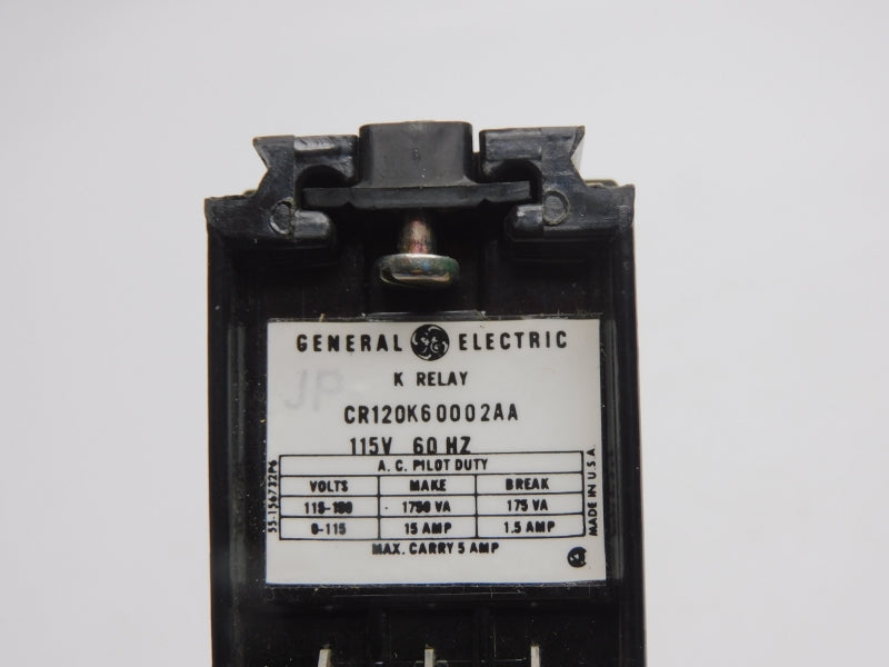 GENERAL ELECTRIC CR120K60002AA 115V 15A NSNP