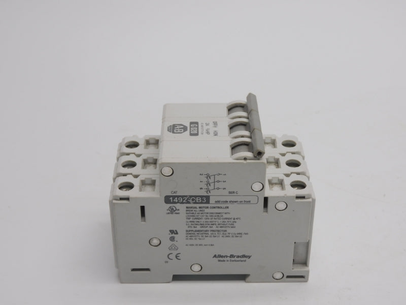 ALLEN BRADLEY 1492-CB3G020 SER. C 277V 2A NSNP