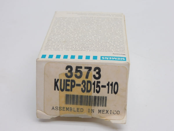 POTTER&BRUMFIELD KUEP-3D15-110 110VDC 10A NSMP