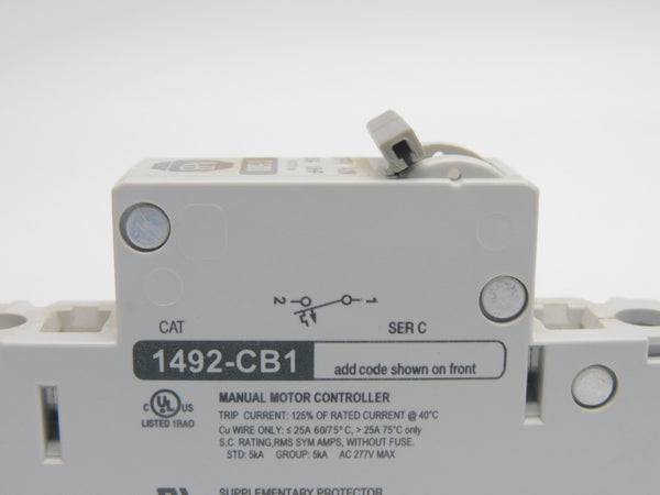 ALLEN BRADLEY 1492-CB1G500 SER. C 277VAC 50A (WH) NSMP
