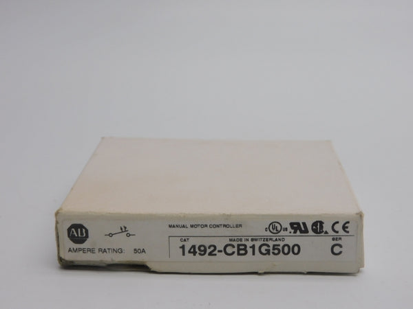 ALLEN BRADLEY 1492-CB1G500 SER. C 277VAC 50A (WH) NSMP