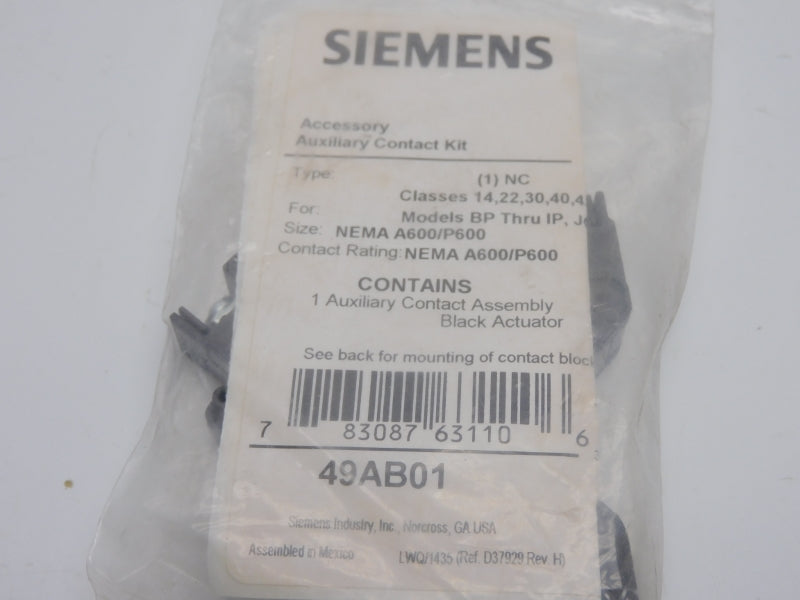 SIEMENS 49AB01 NSMP
