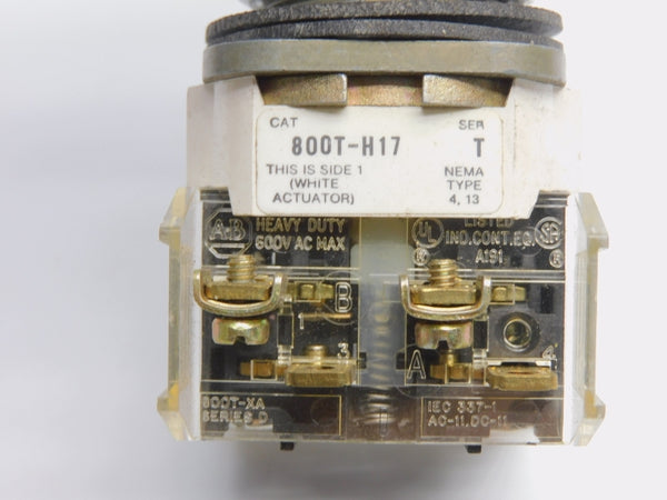 ALLEN BRADLEY 800T-H17 SER. T UNMP