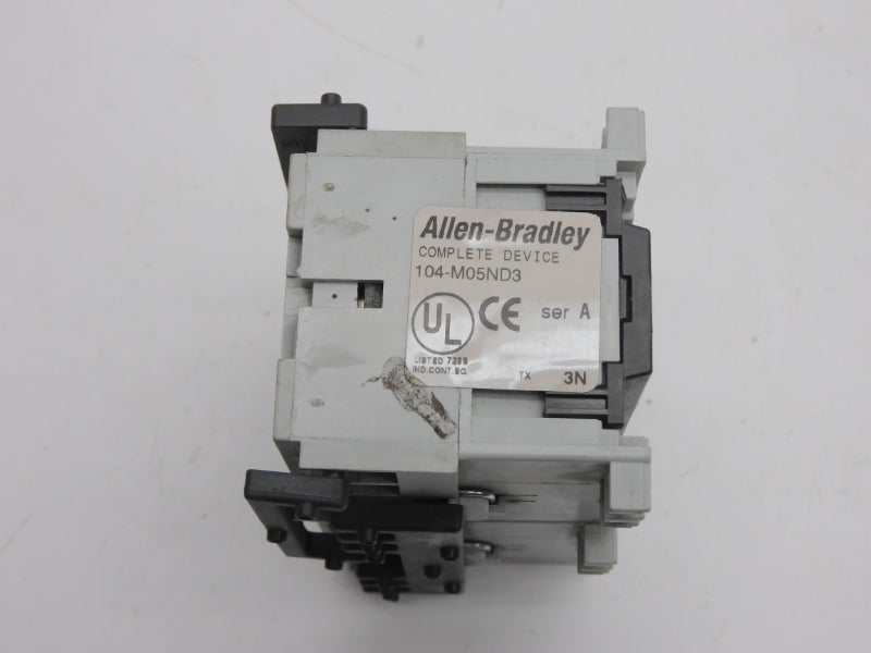 ALLEN BRADLEY 104-M05ND3 SER. A 110/120V 20A UNMP