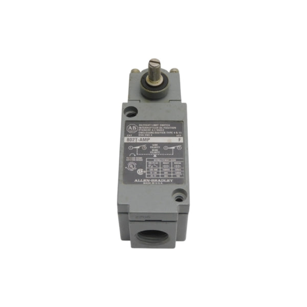 ALLEN BRADLEY 802T-AMP SER. F 120-600V 60A UNMP