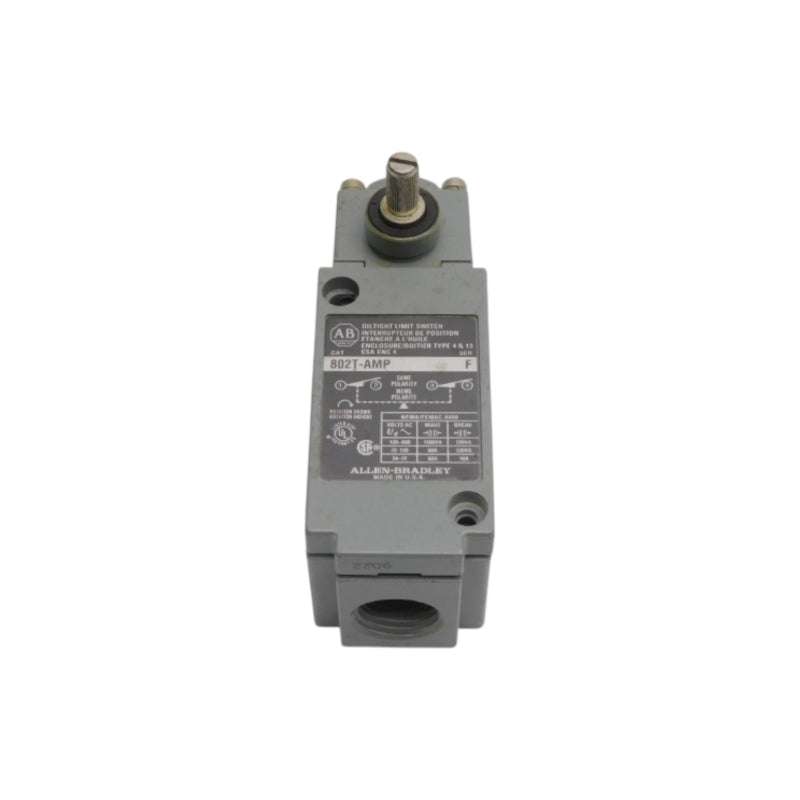 ALLEN BRADLEY 802T-AMP SER. F 120-600V 60A UNMP