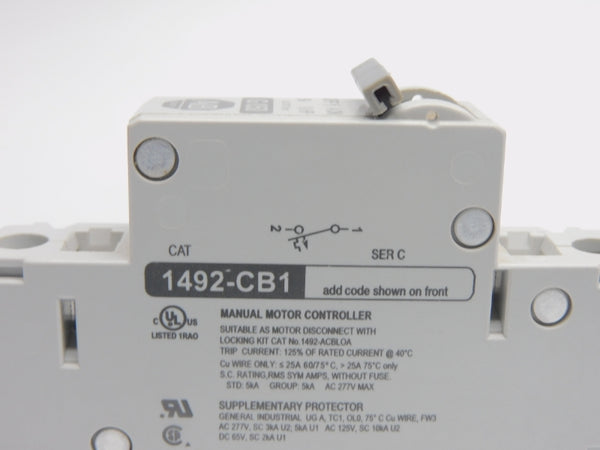 ALLEN BRADLEY 1492-CB1G050 SER. C 277VAC 5A NSNP