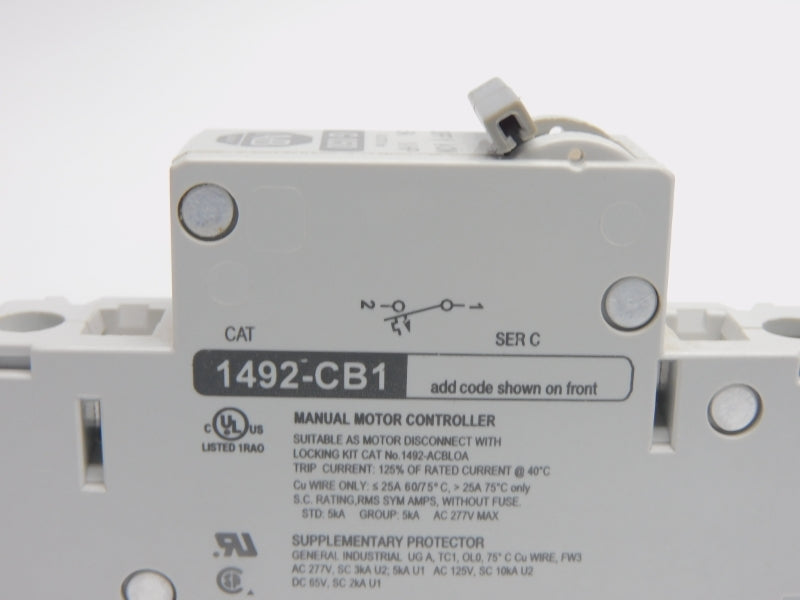 ALLEN BRADLEY 1492-CB1G050 SER. C 277VAC 5A NSNP
