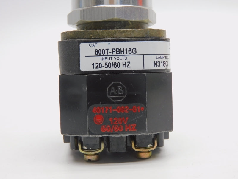 ALLEN BRADLEY 800T-PBH16G SER. T 120V NSNP
