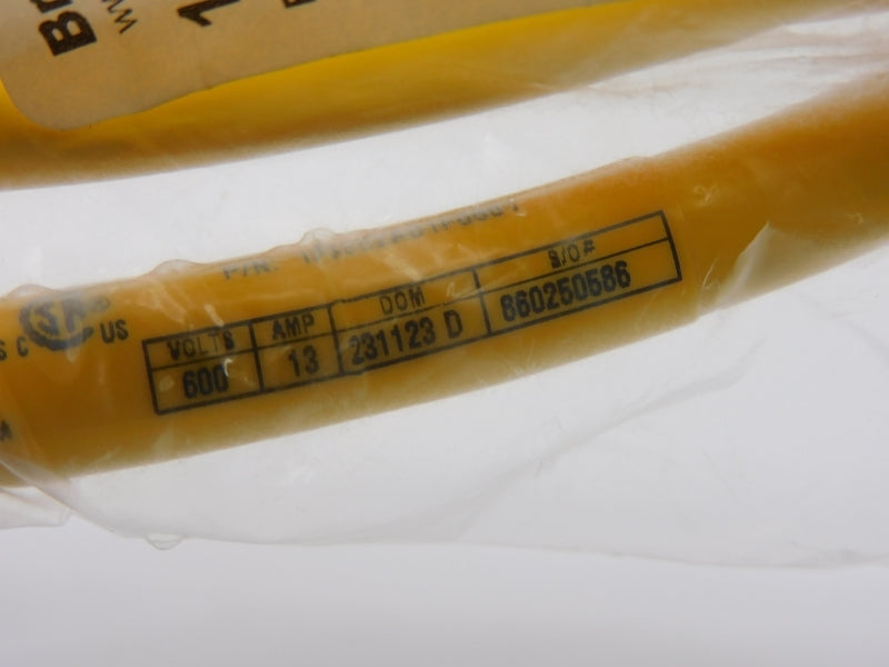 DANIEL WOODHEAD 1300060535 40905SS 600V 13A 6' NSMP