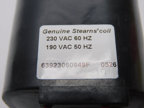 STEARNS 63923060949F 190/230VAC NSNP