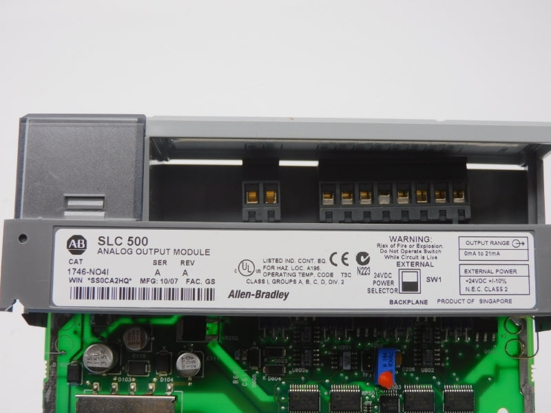ALLEN BRADLEY 1746-NO4I SER. A REV. A 24VDC NSNP