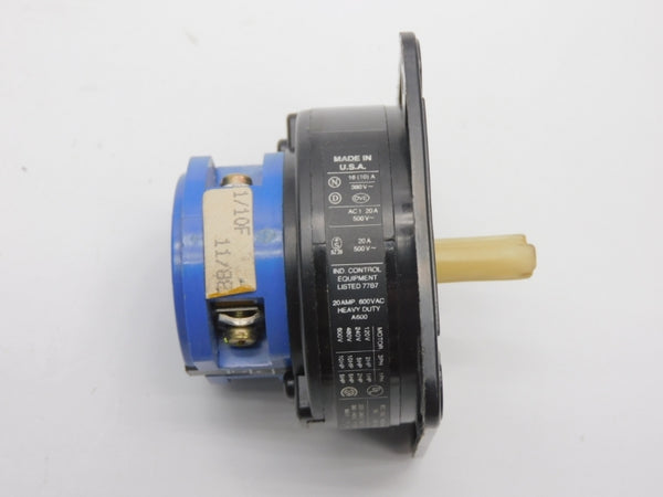 KRAUS&NAIMER C18 600VAC 20A (AS IS) UNMP